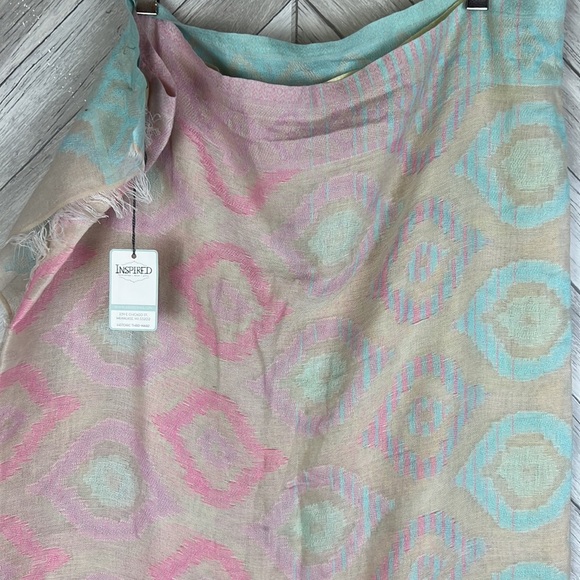 NWT Randi & Will lightweight Blanket Wrap Scarf - Picture 5 of 7